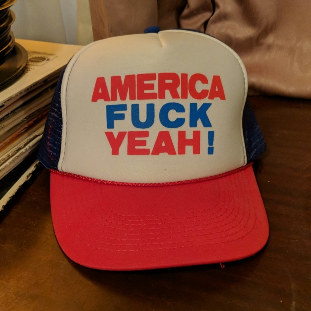 Snap back fourth of July hat